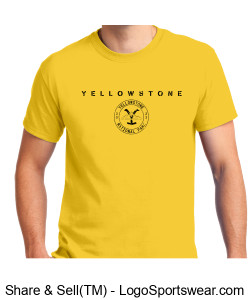 YELLOWSTONE Gildan Adult Unisex Ultra Cotton T-shirt Design Zoom